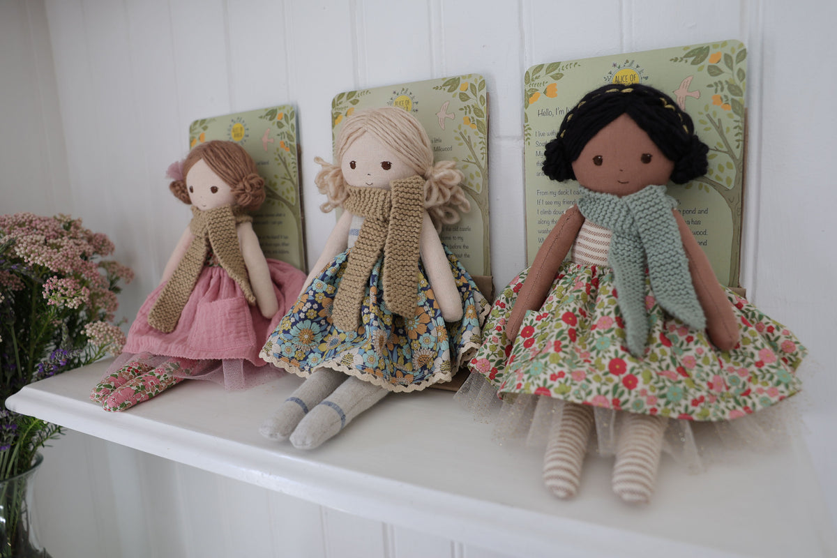 Ivy - Handmade Fabric Doll