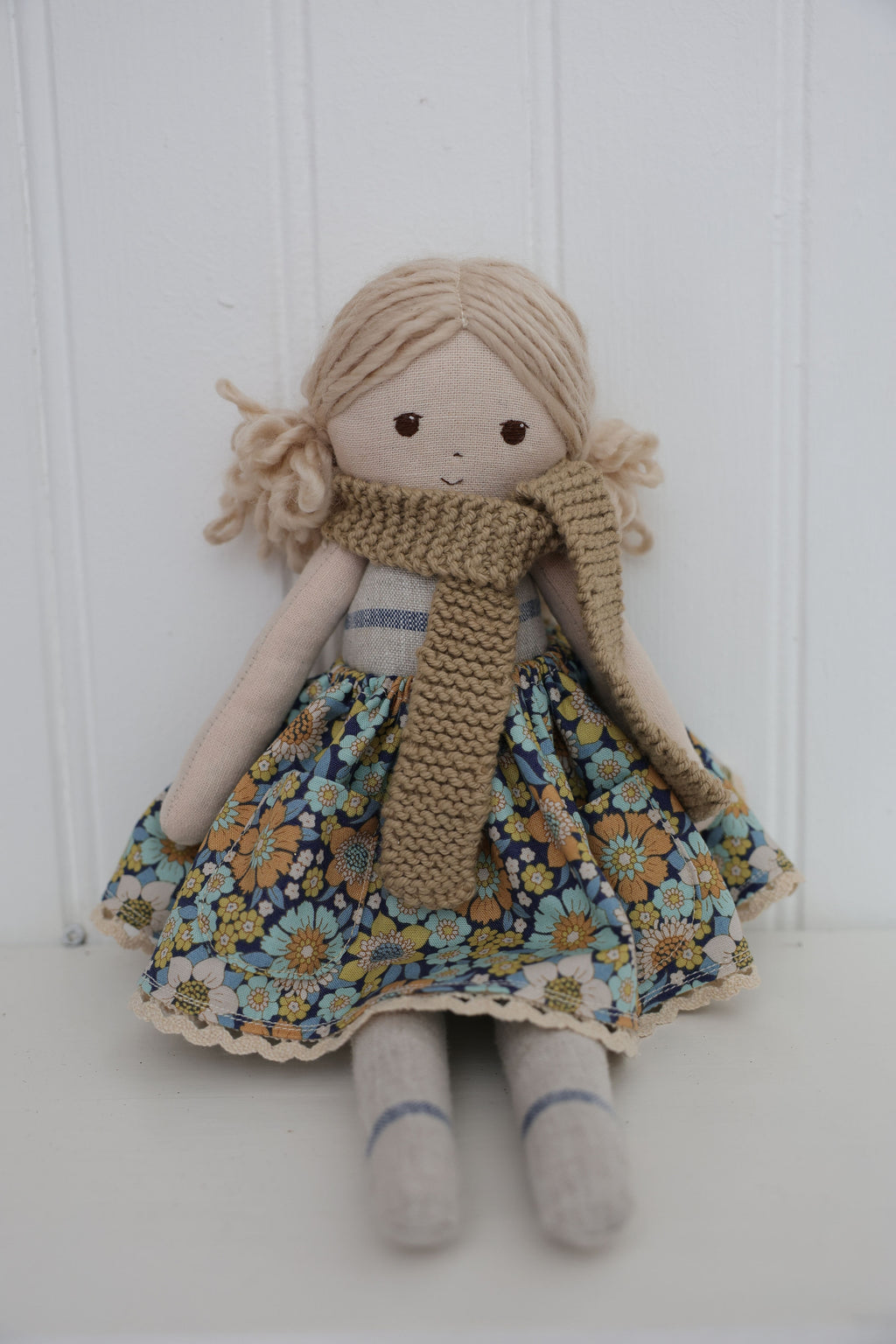 Alice - Handmade Fabric Doll