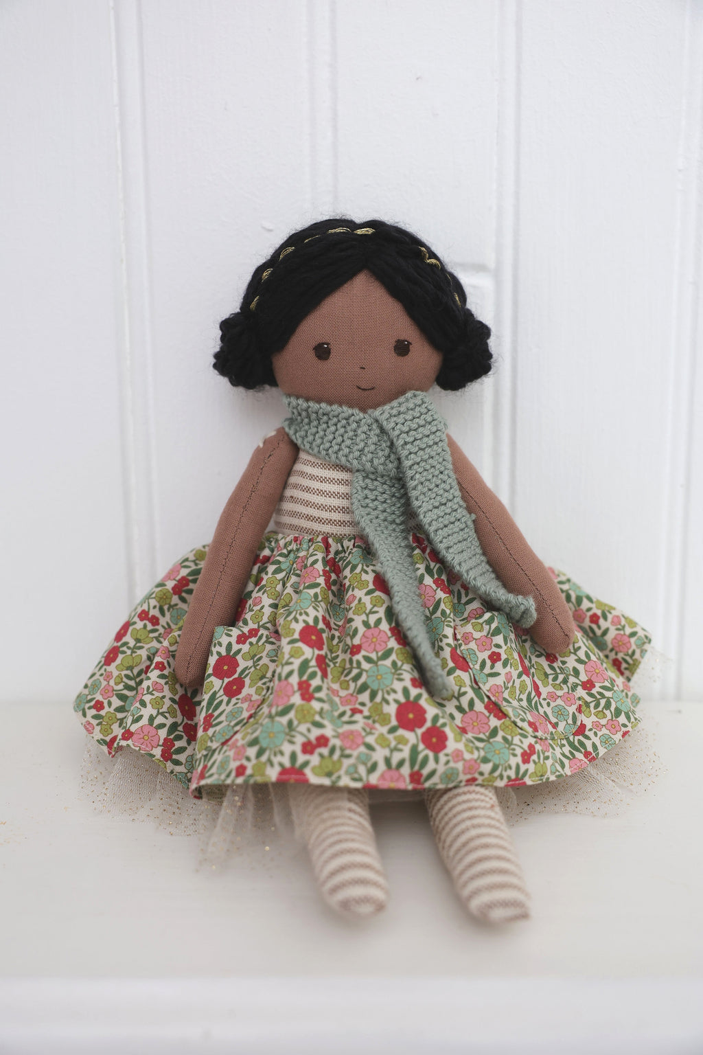 Ivy - Handmade Fabric Doll