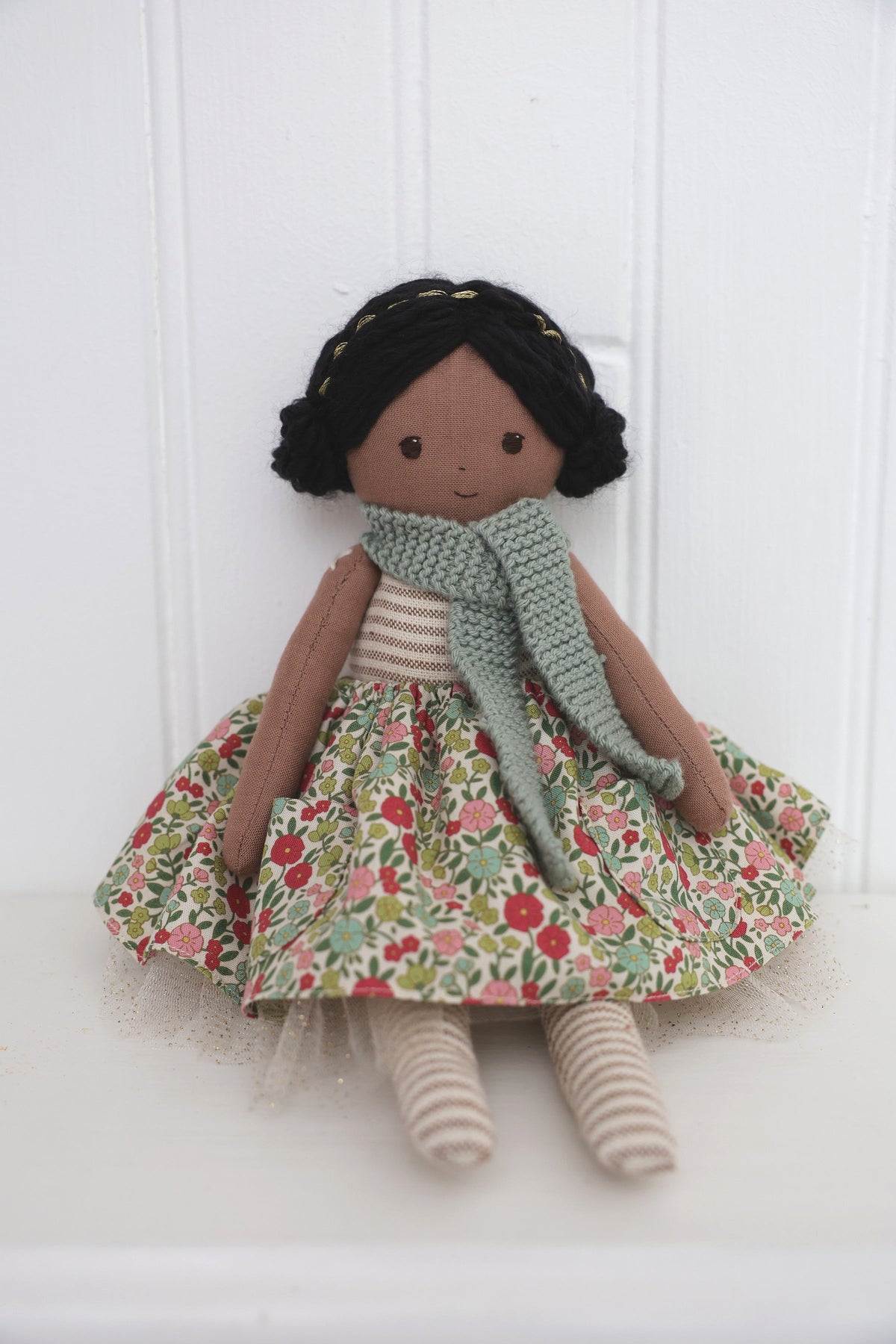 Ivy - Handmade Fabric Doll