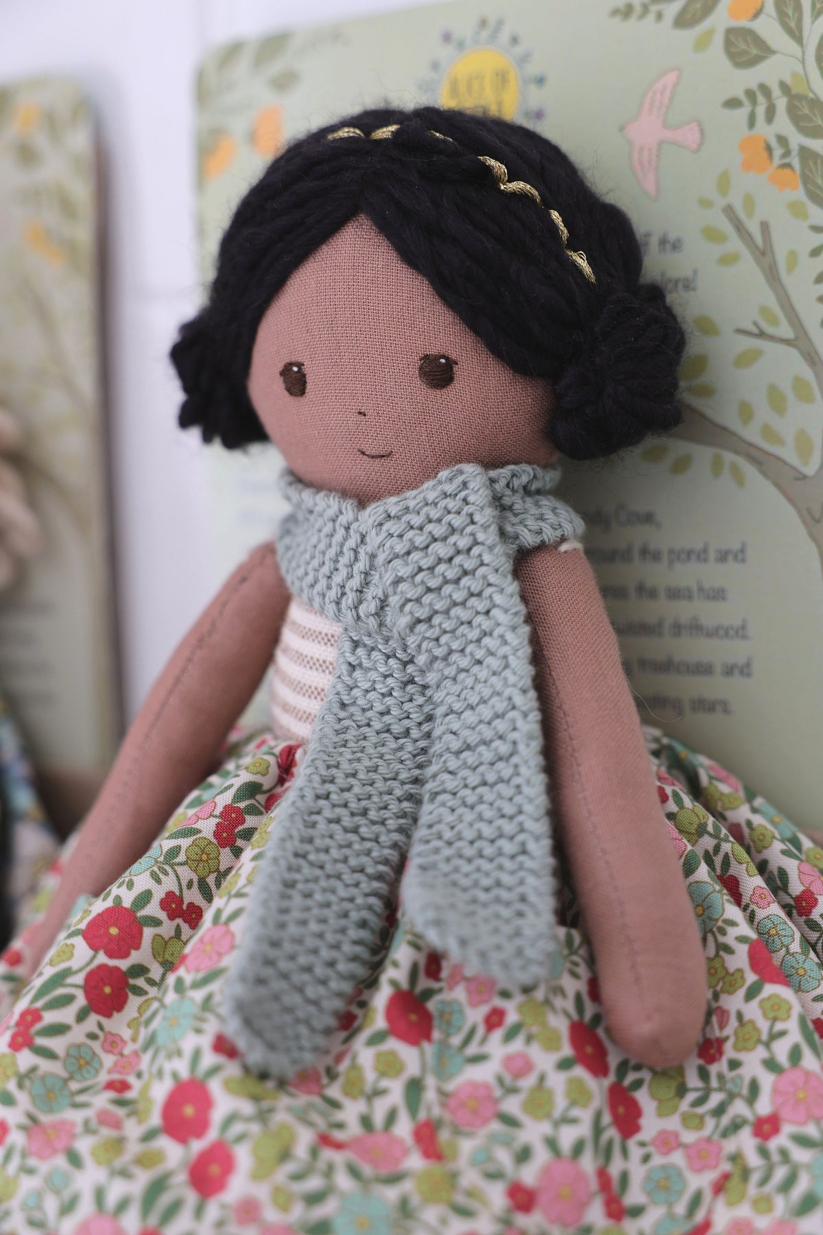 Ivy - Handmade Fabric Doll